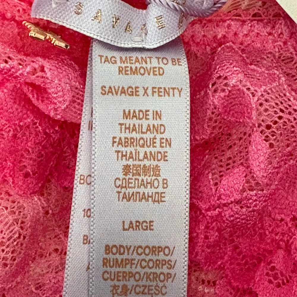 Lace Pink Intimate Set - Picture 2 of 3